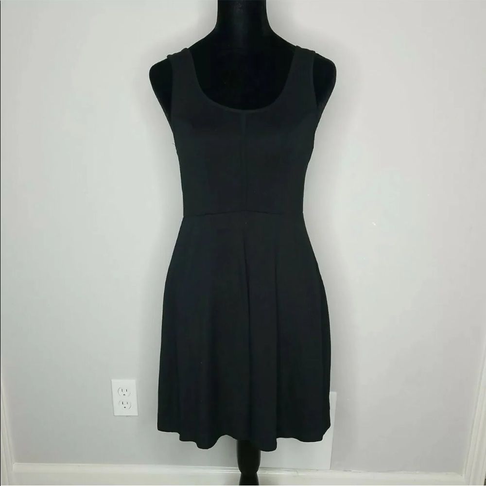 Xhiliration Women's Black Fit & Flare Skater Dress Size Small